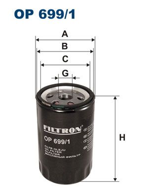 Eļļas filtrs FILTRON OP 699/1