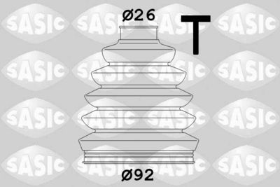 Комплект пыльника, приводной вал SASIC 1906109