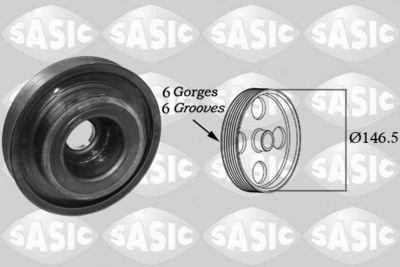Ременный шкив, коленчатый вал SASIC 2154019