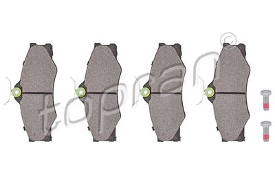 Bremžu uzliku kompl., Disku bremzes TOPRAN 103 288