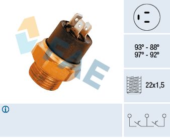 Termoslēdzis, Radiatora ventilators FAE 37850