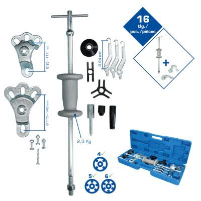 Montāžas instrumentu komplekts, Riteņa rumba/gultnis KS TOOLS BT671350