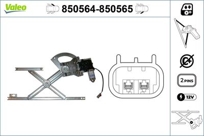 Стеклоподъемник VALEO 850564