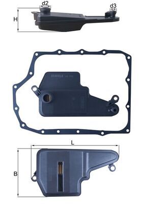 Hidrofiltrs, Automātiskā pārnesumkārba MAHLE HX 193D