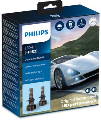 Kvēlspuldze, Tālās gaismas lukturis PHILIPS 11012U91X2