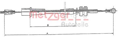 Akseleratora trose METZGER 11.1242