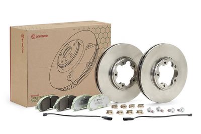 Комплект тормозов, дисковый тормозной механизм BREMBO KT 10 062