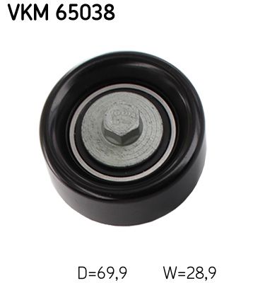 Parazīt-/Vadrullītis, Ķīļrievu siksna SKF VKM 65038