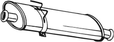 Средний глушитель выхлопных газов BOSAL 200-825