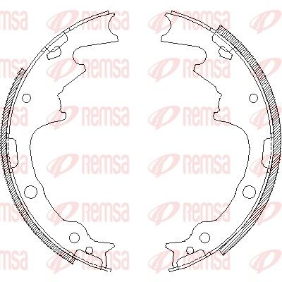 Тормозные колодки REMSA 4188.00