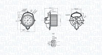 Вентилятор салона MAGNETI MARELLI 069412266010
