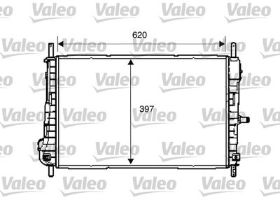 Radiators, Motora dzesēšanas sistēma VALEO 734288