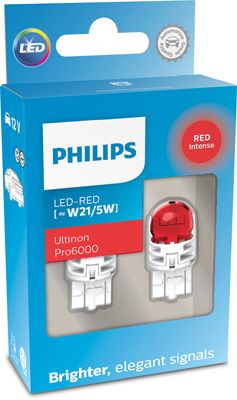 PHILIPS 11066RU60X2 Kvēlspuldze, Bremžu signāla-/Aizm. lukturi