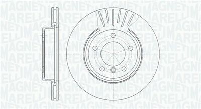 Тормозной диск MAGNETI MARELLI 361302040208