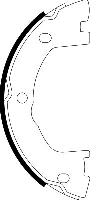 Bremžu loku kompl., Stāvbremze HELLA PAGID 8DA 355 051-171