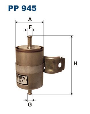 Degvielas filtrs FILTRON PP945
