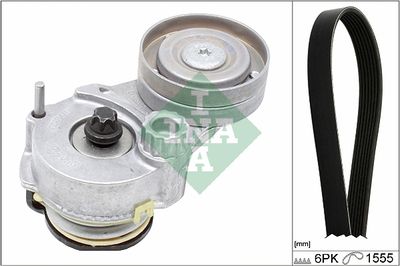 Ķīļrievu siksnu komplekts Schaeffler INA 529 0327 10