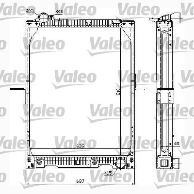 Radiators, Motora dzesēšanas sistēma VALEO 732995