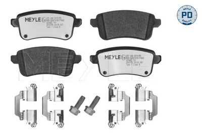Комплект тормозных колодок, дисковый тормоз MEYLE 025 248 2015/PD
