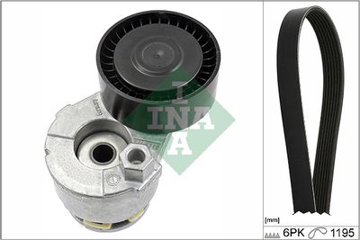 Ķīļrievu siksnu komplekts Schaeffler INA 529 0117 10