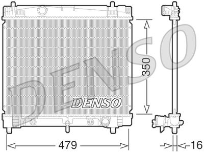 Radiators, Motora dzesēšanas sistēma DENSO DRM50070