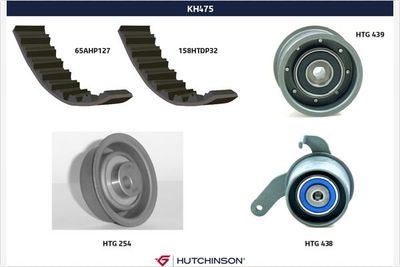Zobsiksnas komplekts HUTCHINSON KH 475