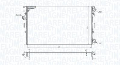 Radiators, Motora dzesēšanas sistēma MAGNETI MARELLI 350213191100