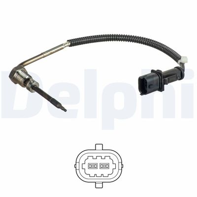 Devējs, Izplūdes gāzu temperatūra DELPHI TS30186