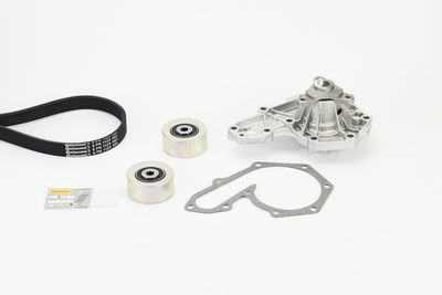 Ūdenssūknis + ķīļrievu siksnas komplekts CONTINENTAL CTAM 6PK1125WP1