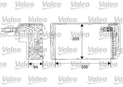 Испаритель, кондиционер VALEO 817467