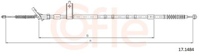 Тросик, cтояночный тормоз COFLE 17.1484