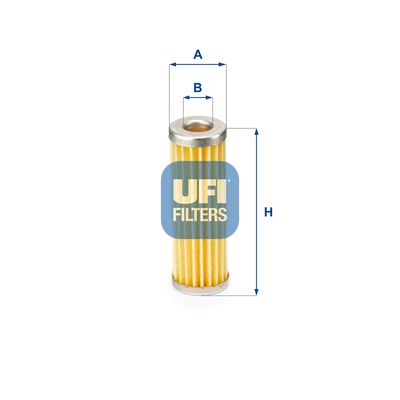 Degvielas filtrs UFI 26.680.00