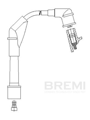 Augstsprieguma vads BREMI 3A28/46