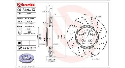Тормозной диск MAGNETI MARELLI 360406077302