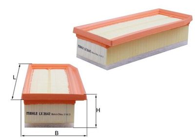 Воздушный фильтр MAHLE LX 3542