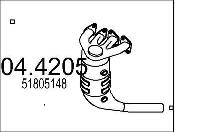 Katalizators MTS 04.4205