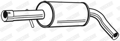 Средний глушитель выхлопных газов WALKER 22719