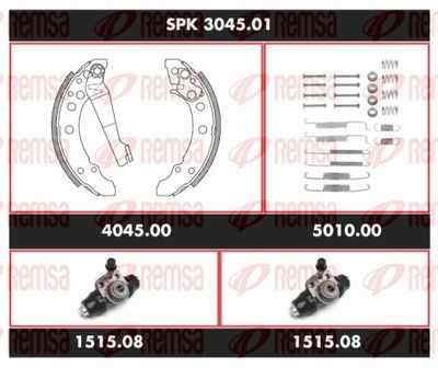 Bremžu komplekts, Trumuļu bremzes REMSA SPK 3045.01