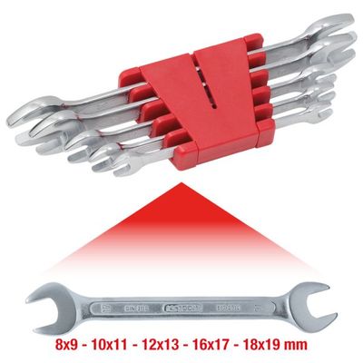 Divpusējo uzgriežņu atslēgu komplekts KS TOOLS 517.0145