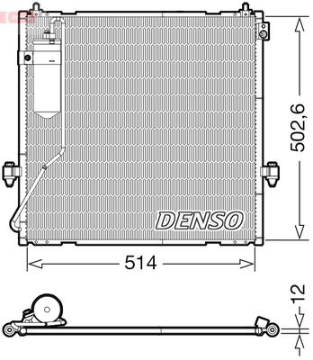 Kondensators, Gaisa kond. sistēma DENSO DCN45010