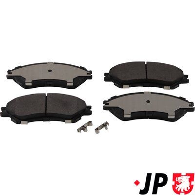 Bremžu uzliku kompl., Disku bremzes JP GROUP 4763604510
