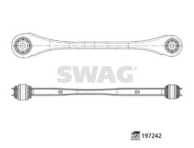 Neatkarīgās balstiekārtas svira, Riteņa piekare SWAG 33 11 2524