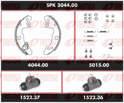 Bremžu komplekts, Trumuļu bremzes REMSA SPK 3044.00