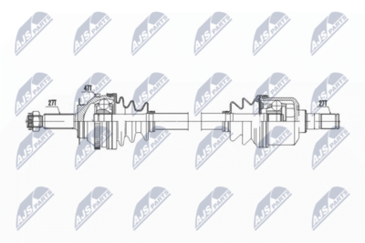 Приводной вал NTY NPW-HY-609