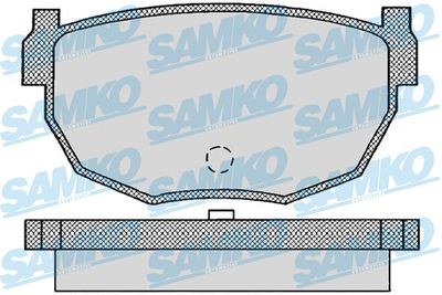 Комплект тормозных колодок, дисковый тормоз SAMKO 5SP945