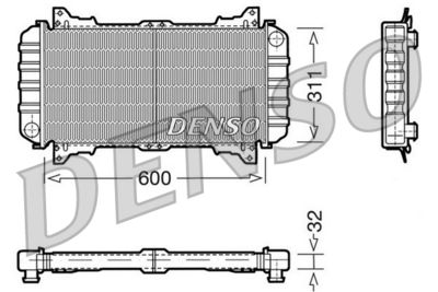 Radiators, Motora dzesēšanas sistēma DENSO DRM10016