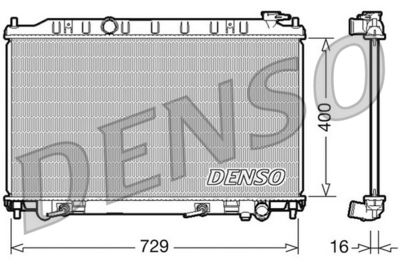 Radiators, Motora dzesēšanas sistēma DENSO DRM46033