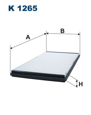 Фильтр, воздух во внутренном пространстве FILTRON K 1265