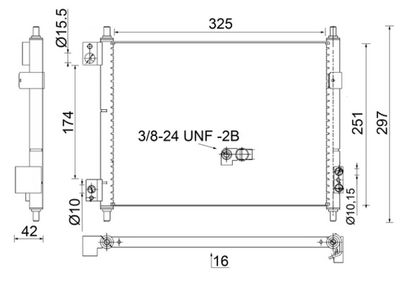 Конденсатор, кондиционер MAHLE AC 856 000S