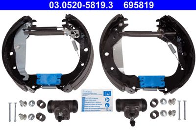 Bremžu loku komplekts ATE 03.0520-5819.3